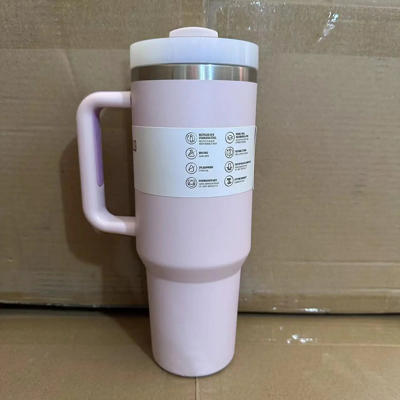 Large Capacity 40Oz with Lids Stainless Steel Thermo Bottle Car Water Cup Insulated Cold Drink Vacuum Cup Travel Thermal Mug