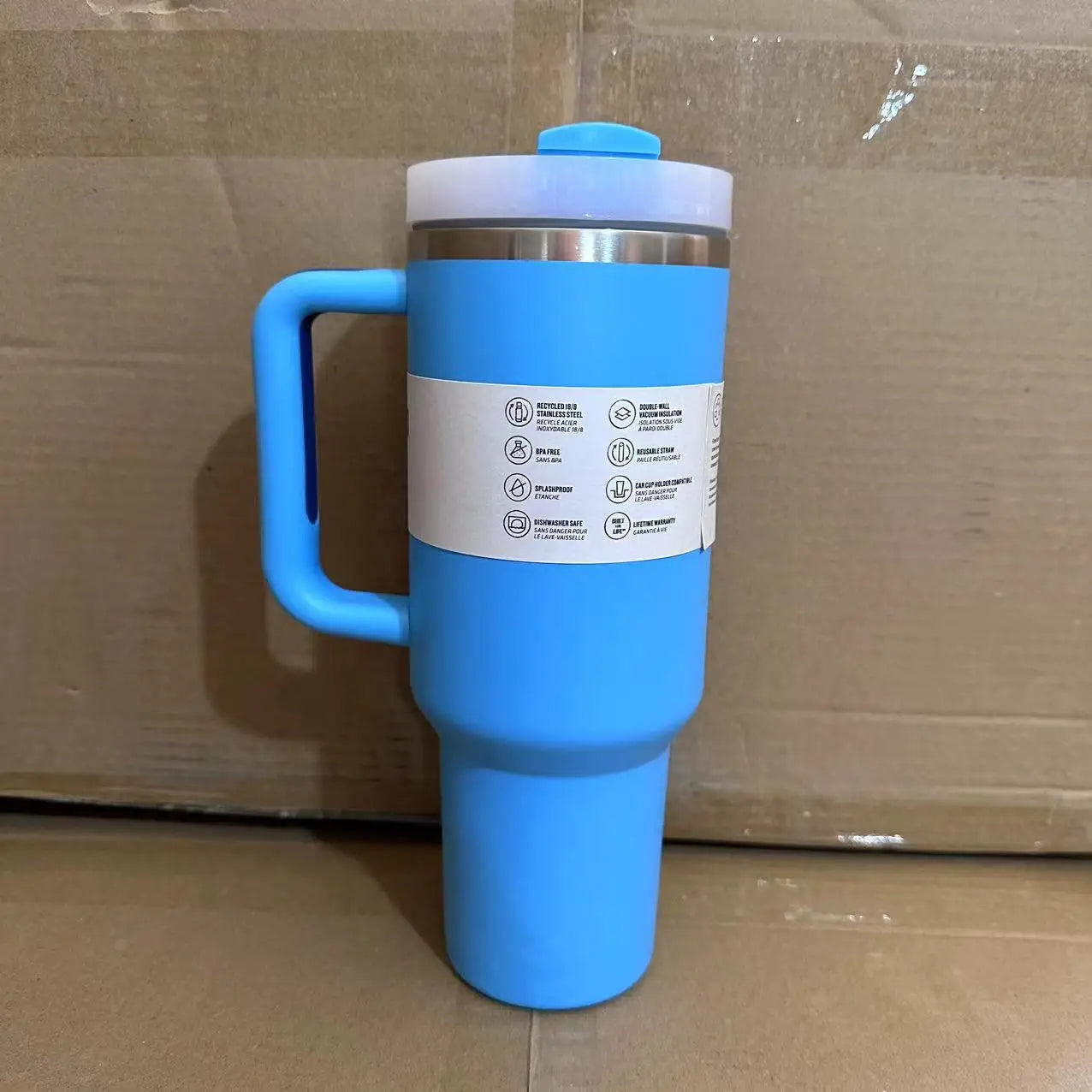 Large Capacity 40Oz with Lids Stainless Steel Thermo Bottle Car Water Cup Insulated Cold Drink Vacuum Cup Travel Thermal Mug