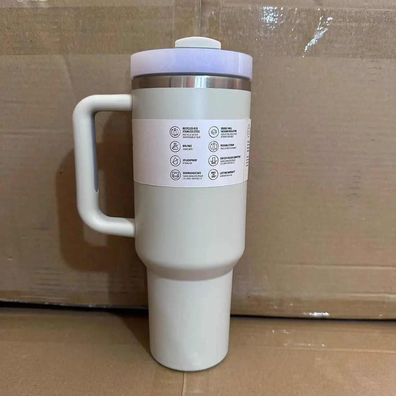 Large Capacity 40Oz with Lids Stainless Steel Thermo Bottle Car Water Cup Insulated Cold Drink Vacuum Cup Travel Thermal Mug
