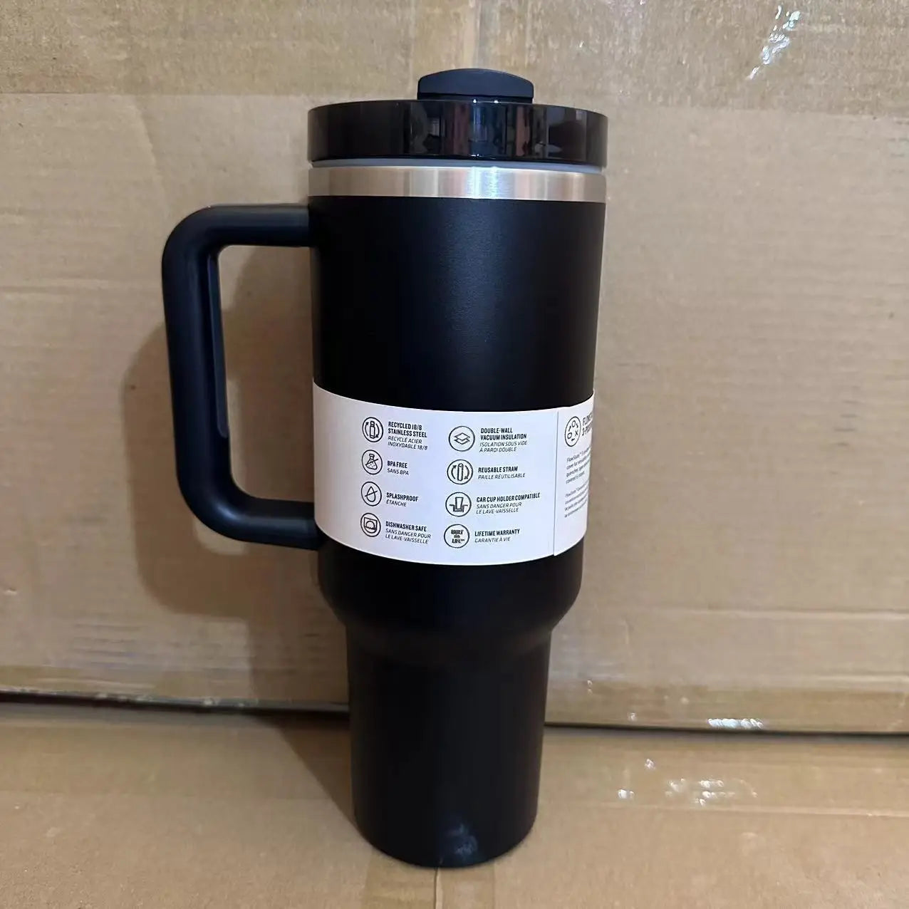 Large Capacity 40Oz with Lids Stainless Steel Thermo Bottle Car Water Cup Insulated Cold Drink Vacuum Cup Travel Thermal Mug