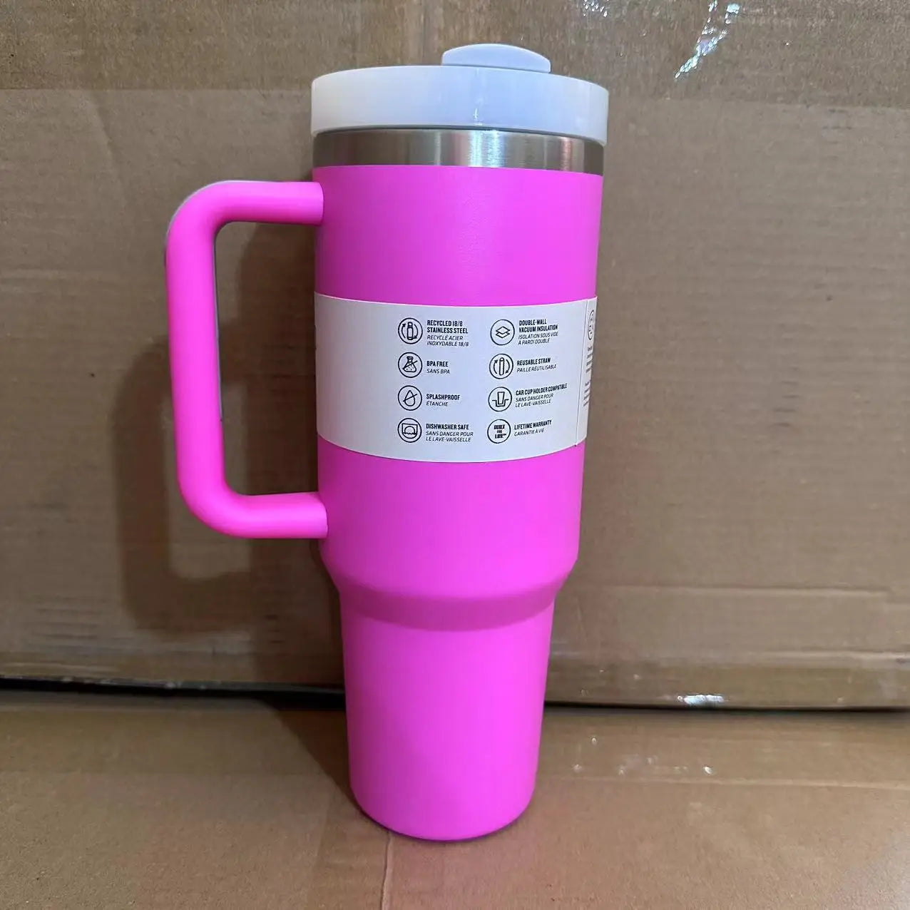 Large Capacity 40Oz with Lids Stainless Steel Thermo Bottle Car Water Cup Insulated Cold Drink Vacuum Cup Travel Thermal Mug