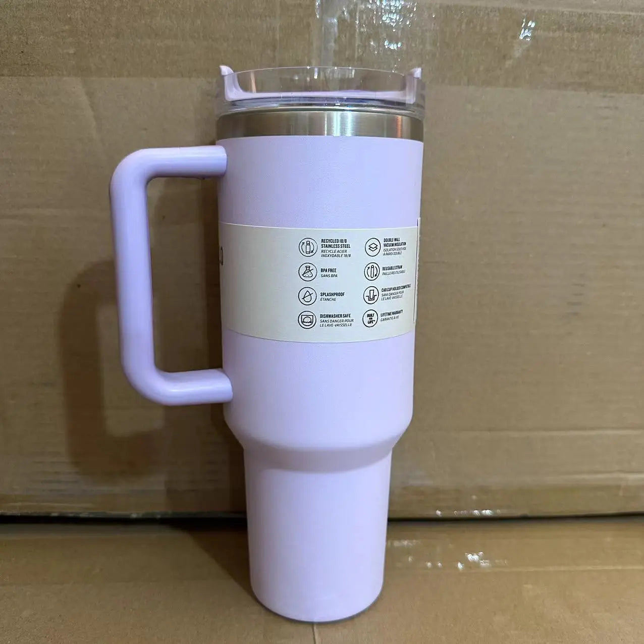 Large Capacity 40Oz with Lids Stainless Steel Thermo Bottle Car Water Cup Insulated Cold Drink Vacuum Cup Travel Thermal Mug