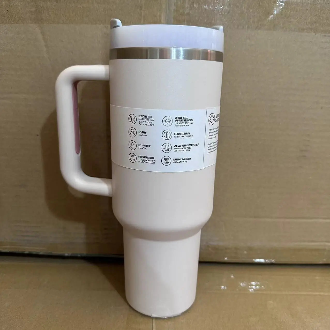 Large Capacity 40Oz with Lids Stainless Steel Thermo Bottle Car Water Cup Insulated Cold Drink Vacuum Cup Travel Thermal Mug