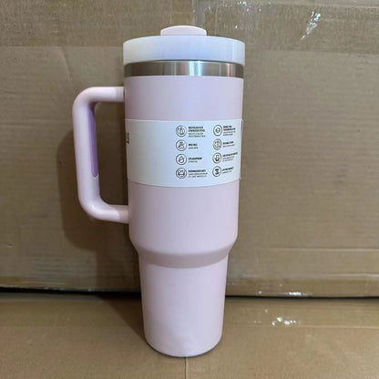 Large Capacity 40Oz with Lids Stainless Steel Thermo Bottle Car Water Cup Insulated Cold Drink Vacuum Cup Travel Thermal Mug