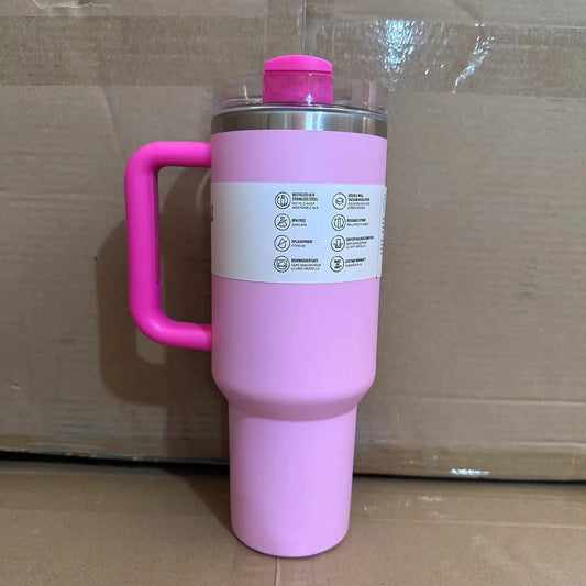 Large Capacity 40Oz with Lids Stainless Steel Thermo Bottle Car Water Cup Insulated Cold Drink Vacuum Cup Travel Thermal Mug