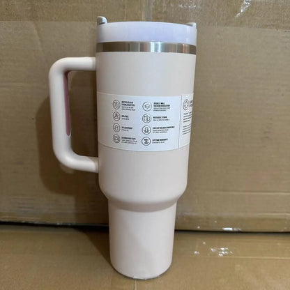 Large Capacity 40Oz with Lids Stainless Steel Thermo Bottle Car Water Cup Insulated Cold Drink Vacuum Cup Travel Thermal Mug
